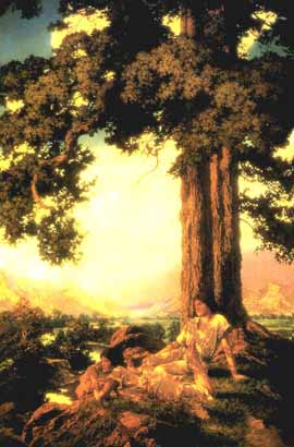 Maxfield Parrish - Hilltop